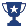trophy icon for coed adult cornhole league san antonio tx