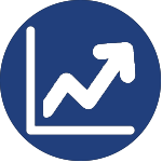 increasing graph icon for corporate wellness program san antonio tx